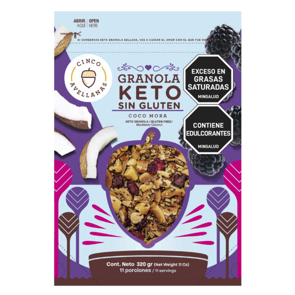 Granola KETO Coco Mora 320g