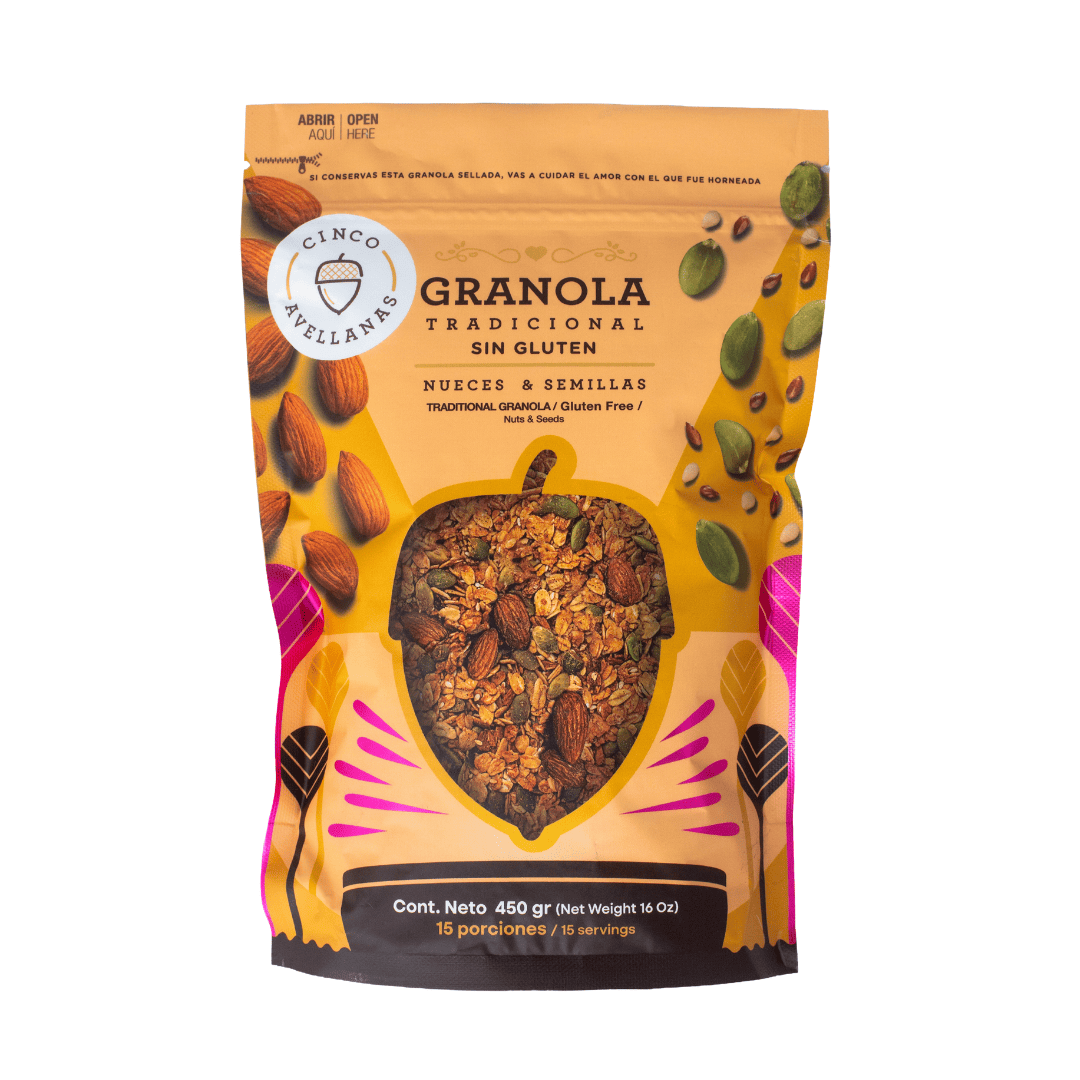 Granola Nueces y Semillas 450g