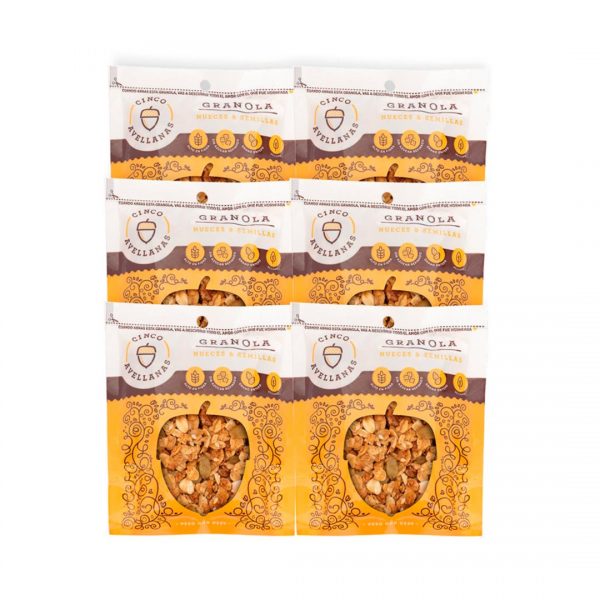 Granola Nueces y Semillas sixpack