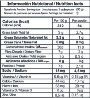 Granola Cero Azúcar Habas y Marañones 280 g