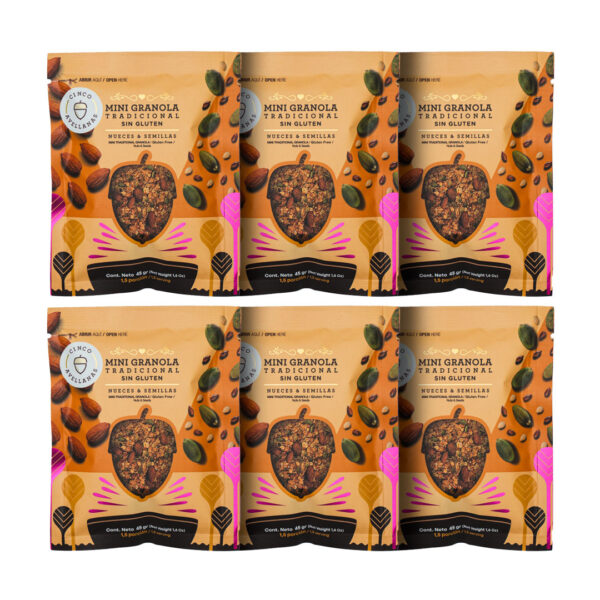 Granola Nueces y Semillas Six Pack